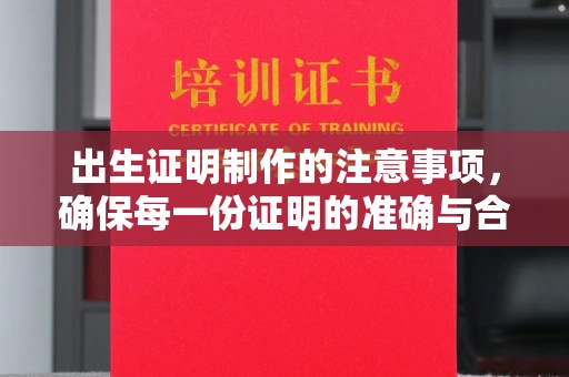 铜川出生证明制作的注意事项，确保每一份证明的准确与合法
