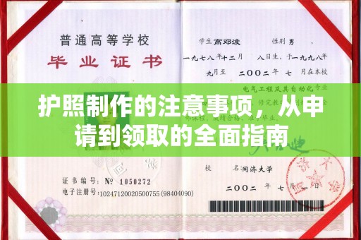 铜川护照制作的注意事项，从申请到领取的全面指南